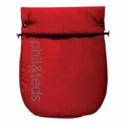 Phil&teds Promenade/Smart Cosy Toes Fußwärmer - Cherry / Rot