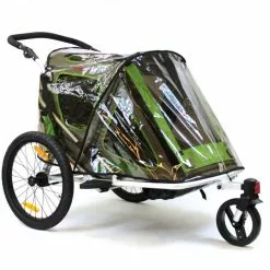 Qeridoo Regenschutz Regenverdeck Für Fahrradanhänger Speedkid2