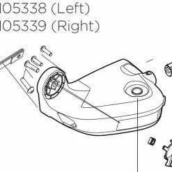 Thule Chariot Ersatzteil Versa Wing 4.0 - L 17-X Links