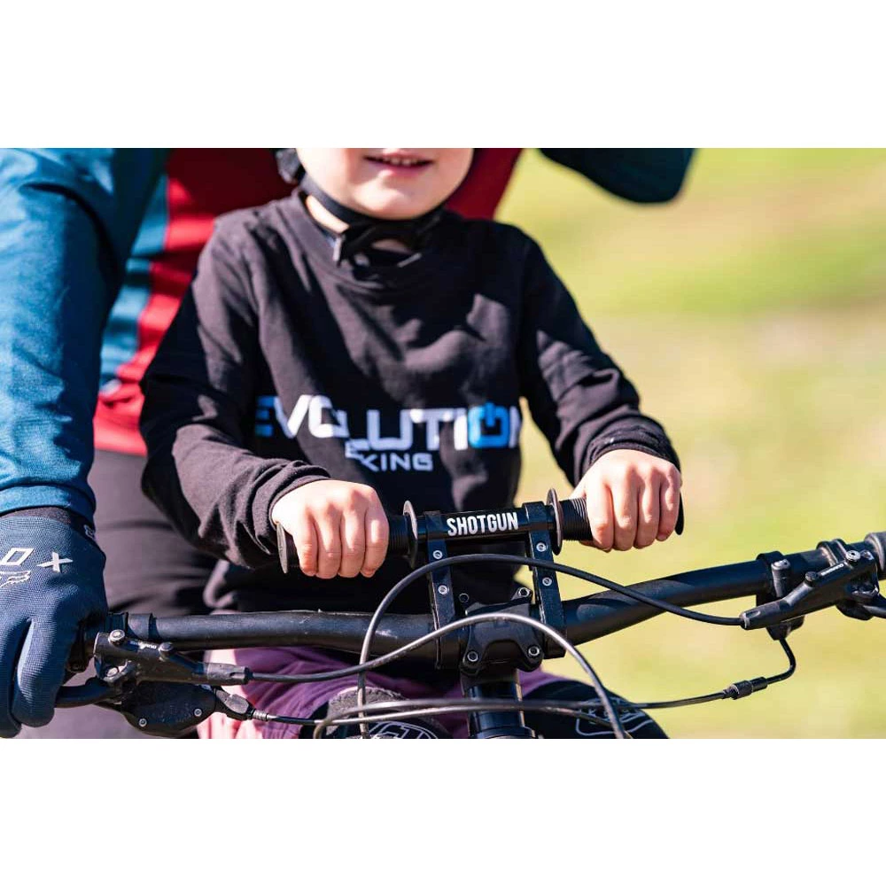 Kids Ride Shotgun MTB Front Kindersitz/Lenker Set, 25.4/31.8/35.0 Mm, Black 8 Kids Ride Shotgun MTB Front Kindersitz/Lenker Set, 25.4/31.8/35.0 Mm, Black – Bild 8