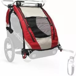 Verdeck Für Burley Solo ST 2009 Rot/schwarz