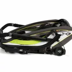 Hamax, Breeze Fahrradanhänger Für Kinder 2023 -Croozer Verkäufe ham400201 hamax breeze white green folded