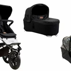 Mountain Buggy Terrain 2018 Onyx Incl. Babyschale Und Regenschutz Für Babywanne