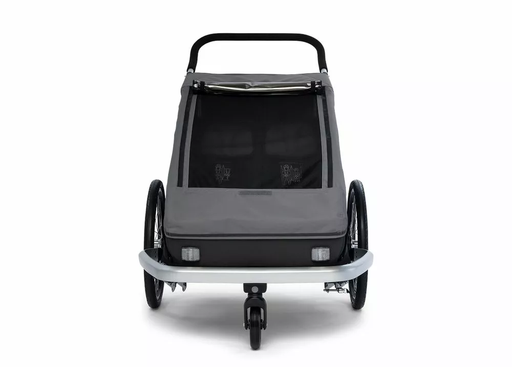 CROOZER Kid Keeke 2 Mountain Grey - Fahrradanhänger 4 CROOZER Kid Keeke 2 Mountain Grey - Fahrradanhänger – Bild 4