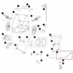Thule, Deichsel Für Thule Coaster/Coaster XT (2014-X) -Croozer Verkäufe s l1600a37e8
