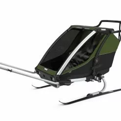 Thule Chariot Cab 2 Kinderanhänger 2023 -Croozer Verkäufe thule chariot cab cypress green 11