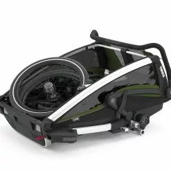 Thule Chariot Cab 2 Kinderanhänger 2023 -Croozer Verkäufe thule chariot cab cypress green 2