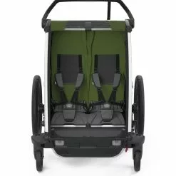 Thule Chariot Cab 2 Kinderanhänger 2023 -Croozer Verkäufe thule chariot cab cypress green 3