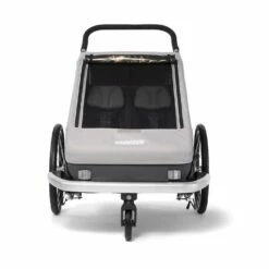Croozer Kid Keeke 2 Kinderanhänger 16 Croozer Kid Keeke 2 Kinderanhänger -Croozer Verkäufe 121001620 croozer kid keeke 2 front 01 stone grey 2020 web 1000 x 1000