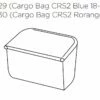 Thule Chariot Cross 2 Ersatzteil Cargo Bag-CRS2-Blue 18-X