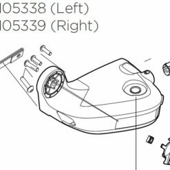 Thule Chariot Ersatzteil Versa Wing 4.0 - L 17-X Links