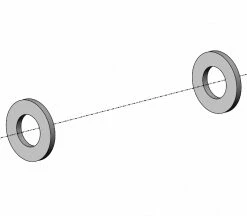 Croozer ET CRO Schraubenset Für Radauslegeraufnahme