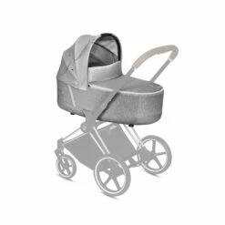 Cybex PRIAM 3 Lux Kinderwagenaufsatz Koi -Croozer Verkäufe cyb 19 y315 eu koi priam luxcarrycot onframe chro topview ausgegraut 1663526863c0b570