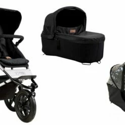 Mountain Buggy Terrain 2018 Onyx Incl. Babyschale Und Regenschutz Für Babywanne