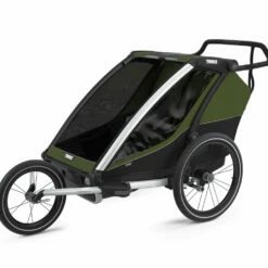 Thule Chariot Cab 2 Kinderanhänger 2023 -Croozer Verkäufe thule chariot cab cypress green 10
