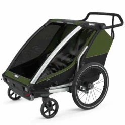Thule Chariot Cab 2 Kinderanhänger 2023 -Croozer Verkäufe thule chariot cab cypress green 14
